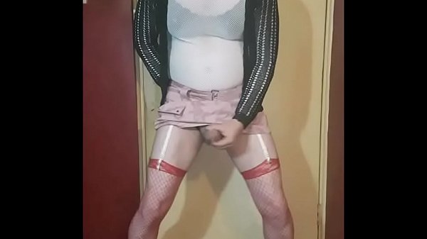 sissy faggot shoots his load 