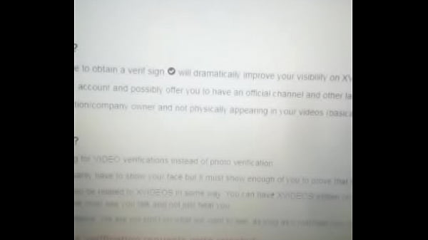 Verification video