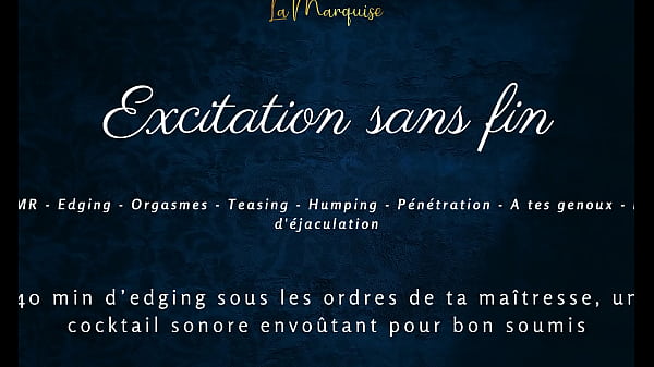 Excitation sans fin french audio edging femdom joi