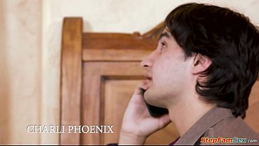 Nonton Busty Milf Charli Phoenix Overheard Her Soninlaw Like To Jerk Off On Big Tit Porn.the Mominlaw Lowers Her Top And Masturbates Together With Him thumbnail