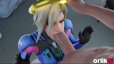 Mercy Romantic Dinner Big Ass Fuck & Wild Anal With Moans 3d Overwatch Animation thumbnail