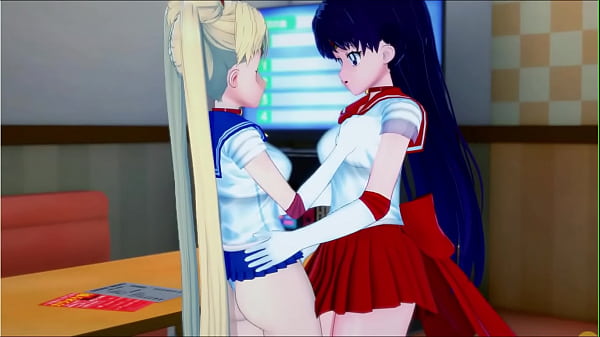 Play MP4 - Sailor Moon gets her pussy eaten by Sailor Mars&comma; trib orgasm&period;