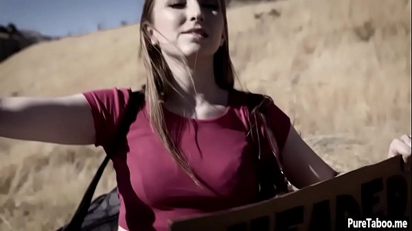 Play MP4 - Weird couple rough smashed a nerdy hitchhiker teen