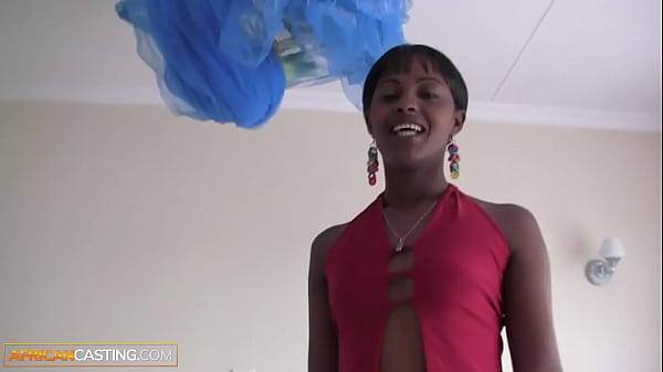 Rough ass fucking a hot ebony slut on interracial casting