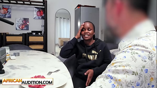 Play MP4 - Fake casting with black teen with big ass Rishala Flames before rough sex