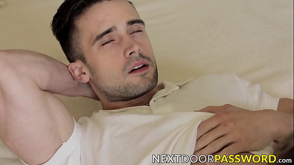 Jock barebacks his lover from behind 