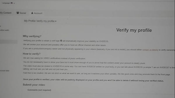 Verification video 