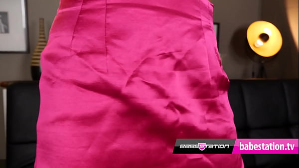 British MILF Adelina Lovette striptease in heels