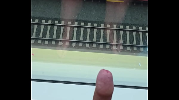 Play MP4 - horny wank at the hotel window at the train station