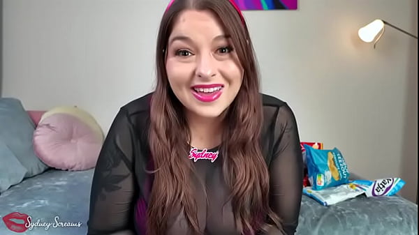 Rubbing Your Belly &_ Feeding You Fatter - Your Plump Feeder Sydney Screams Wants to Feed You Fatter Then Cover Your Overstuffed Belly with Lipstick Kiss Marks - Belly Kissing POV, Feederism