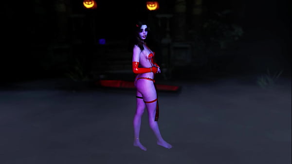 Alluring sucker bitch in skimpy outfit wants your sperm in exchange for sex 