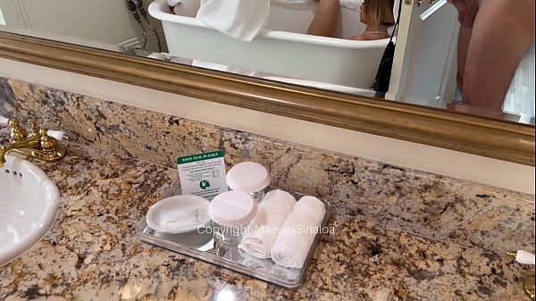 He Spies On His Half-sister In The Shower And She Sucks His Dick thumbnail