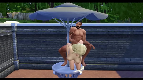 Nonton Blonde Billie Eilish Gets Bbc From Drake On Patio Table. thumbnail
