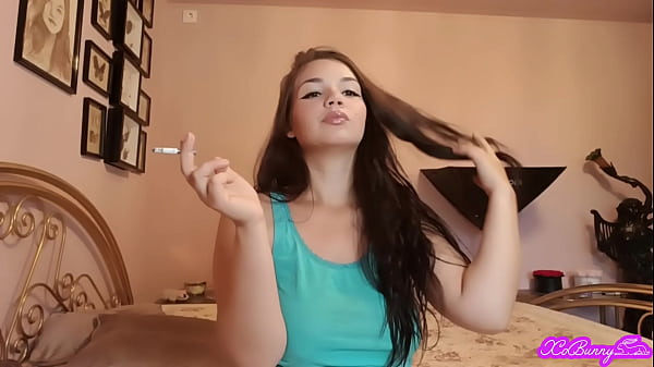 Hot Brunette Romanian Mistress Smoking thumbnail