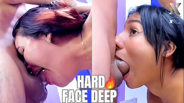 My Two Best Friends Having Fun With My Cock - Deep Throat thumbnail