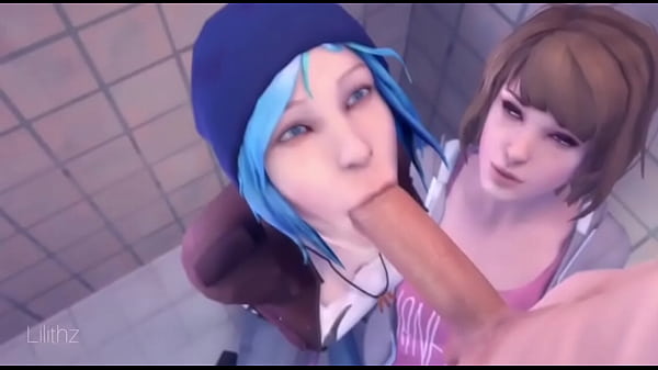 Max and cloe gives blowjob to big cock guy 