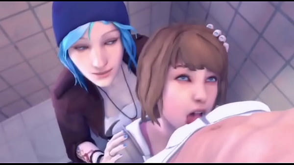 Max and cloe gives blowjob to big cock guy 