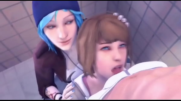 Max and cloe gives blowjob to big cock guy 