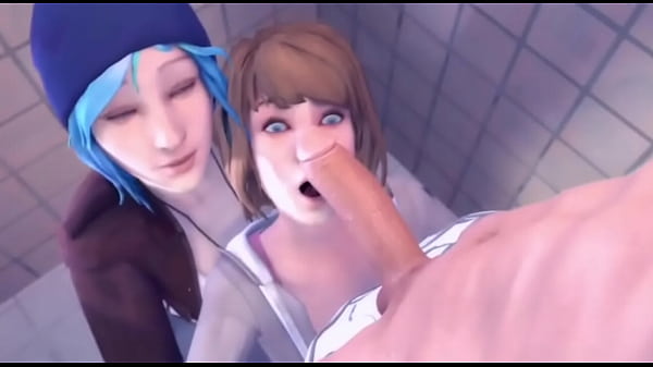 Max and cloe gives blowjob to big cock guy 