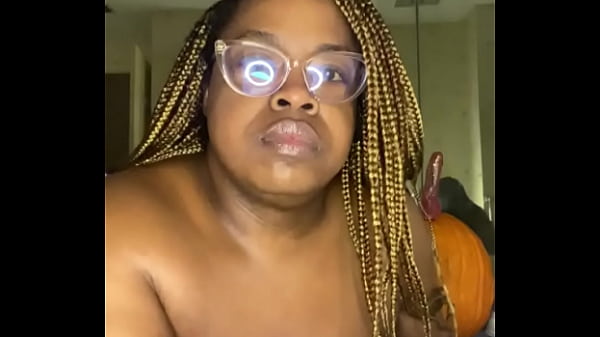 Play MP4 - Happy Halloween ebony babe rides pumpkin