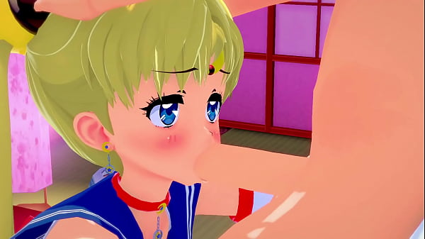 Horny Student Sailor_Moon Passionately Sucks_Dick l_3D SFM hentai uncensored