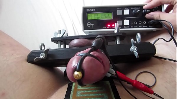 Play MP4 - E-STIM&comma; BALL VICE & COCK RESTRAINT WITH EROSTEK ET-312B