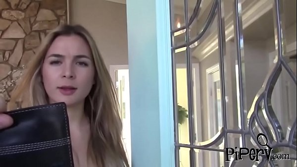 Blonde teen blowing delicious boner 