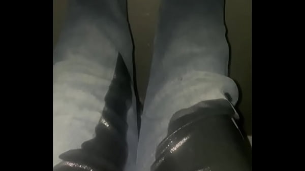 Wetting my denim jeans 