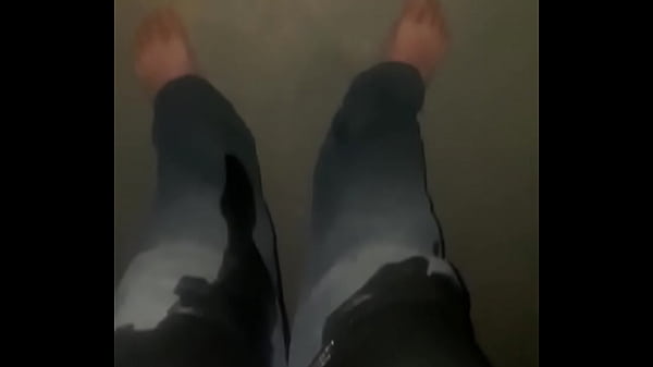 Wetting my denim jeans 