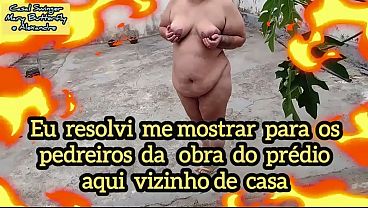Nonton Eu Mary Butterfly Me Mostrando Pelada No Quintal Para Os Pedreiros Da Obra Aqui Vizinha Da Minha Casa Onde Moro, Eu Cada Dia Mais Vadia thumbnail