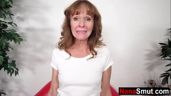 Skinny step grandma is getting horny