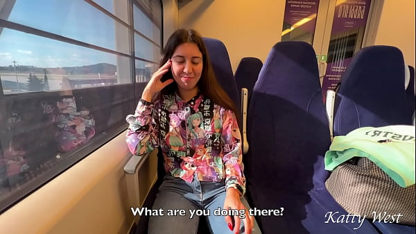 Play MP4 - Blowjob on the train for a stranger in Public