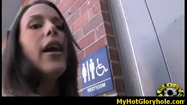 Interracial - White Lady Confesses Her Sins at Gloryhole 19 