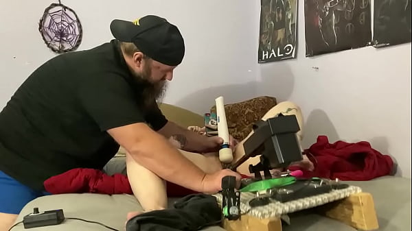 Pinky Taking Black Dildo thumbnail