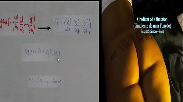 Gradiente de uma fun&ccedil;&atilde;o ci&ecirc;ncias exatas