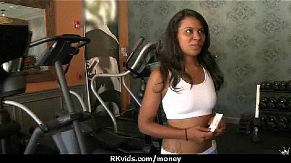 Sexy teen nails her butt on hard dick for cash 2 