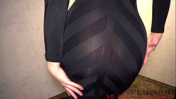 Play MP4 - my private secretary in tight black dress and stockings cowgirl bouncing on dick