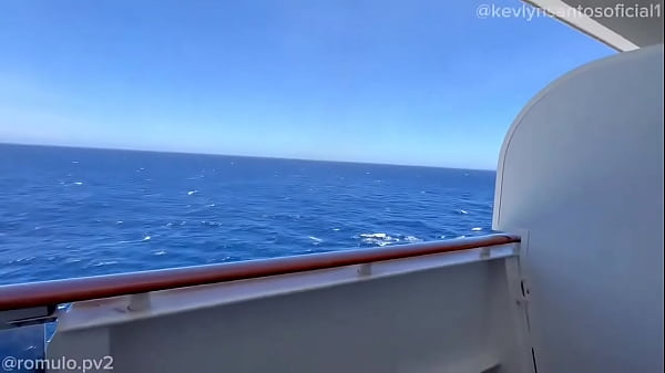 Me fodeu na varanda da nossa cabine ️ 