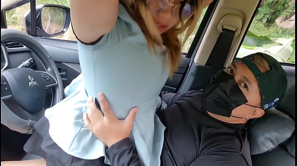 Risky Public Car Sex With Hot College Teacher thumbnail
