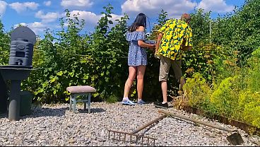 Nonton Naughty Gf Gets Fucked Hard Outdoors On A Stool thumbnail