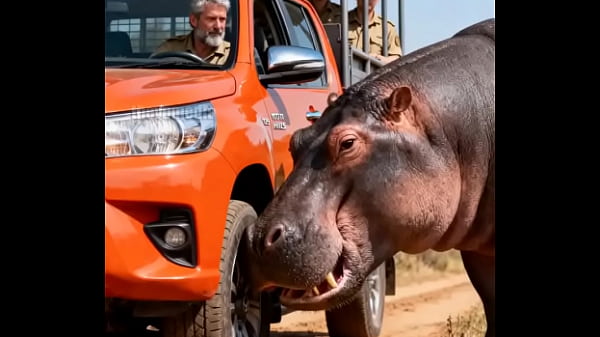 Hippo Attacking Safari Vehicle For A Reason thumbnail