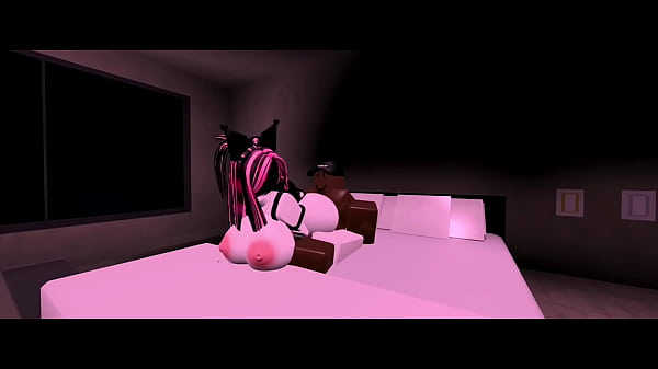 White Roblox girl_gets a hard BBC_in bed