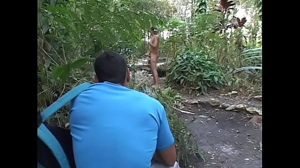 Two guys Alber Charles and Roger fuck in the ass in the woods 