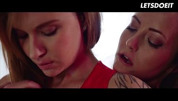 Sensual Lesbian Interview Turns Into Hot Romantic Sex - A Girl Knows thumbnail