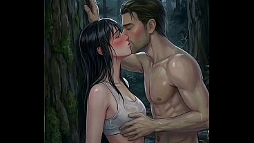 Teniendo sexo en el bosque