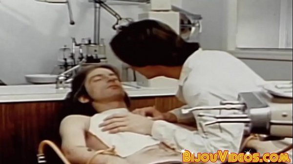 Horny patient gets a dildo exam from doc 