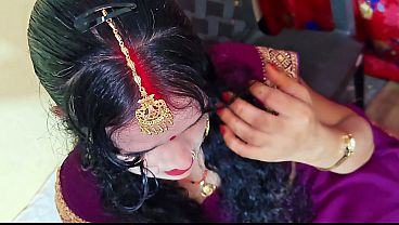Part.1 Desi First night Romance sex, beautiful Indian Village wife tight pussy hindi audio
