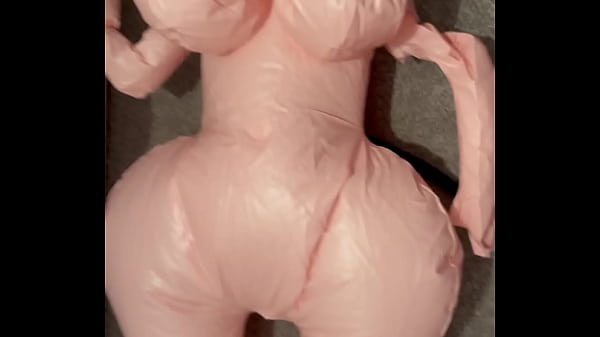 Blowing up a large doll