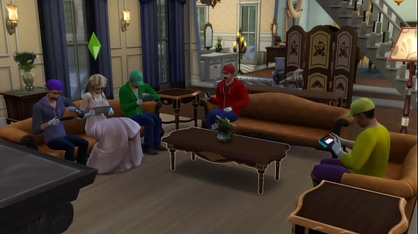 Nonton Mario Has To Watch His Wife Peach Get Fucked After Losing Game thumbnail