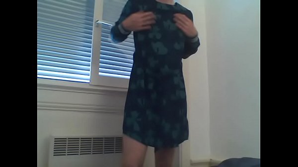 Sexy crossdresser lady finally home